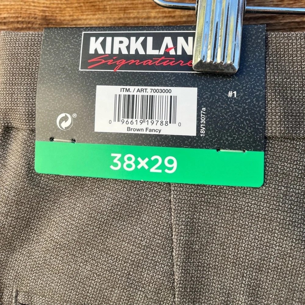 KIRKLAND | NWT Men's Classic Gray Pants 38x29
